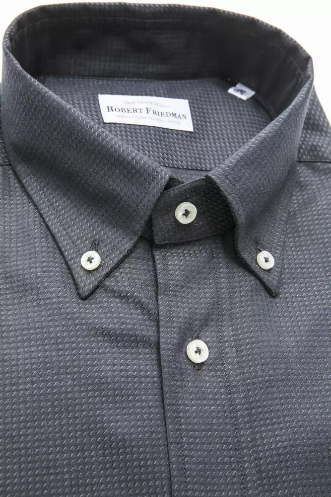 Chemise homme en coton vert de Robert Friedman