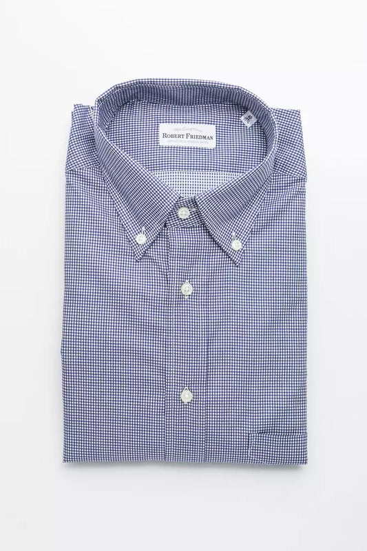 Chemise homme en coton bleu de Robert Friedman