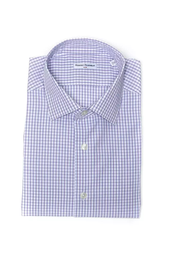 Chemise homme en coton bordeaux de Robert Friedman