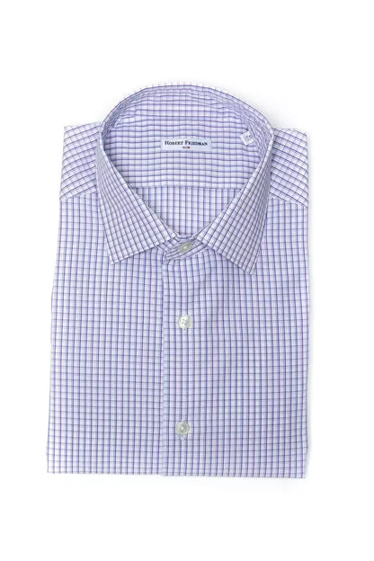 Chemise homme en coton bordeaux de Robert Friedman