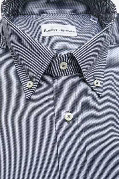 Chemise homme en coton bleu de Robert Friedman