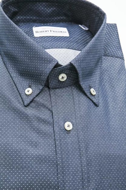 Chemise homme en coton bleu de Robert Friedman