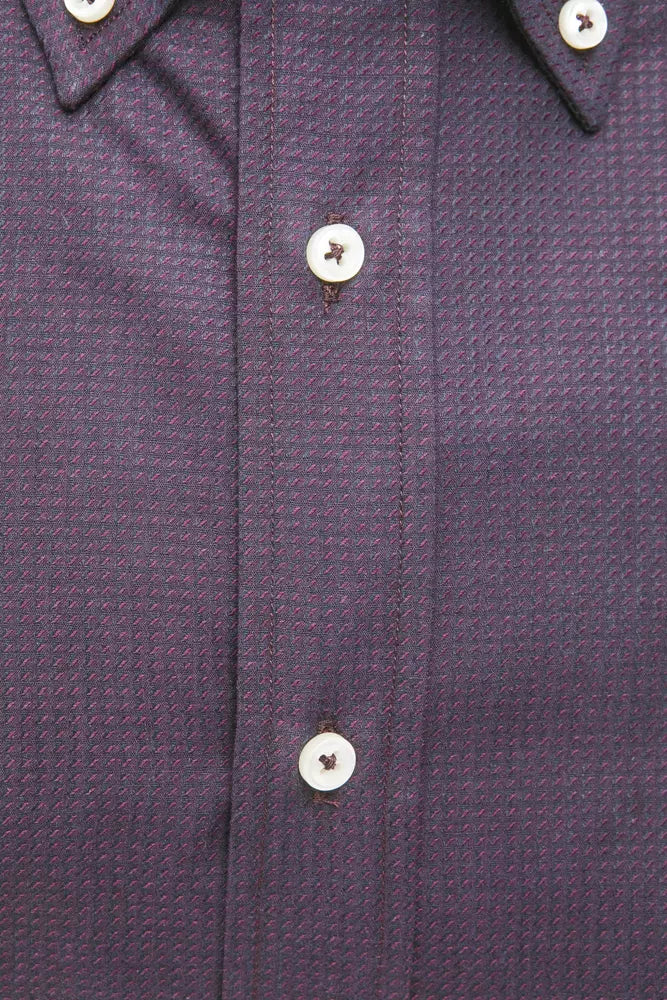 Chemise homme en coton noir Robert Friedman