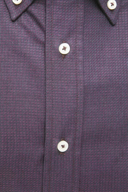 Chemise homme en coton noir Robert Friedman