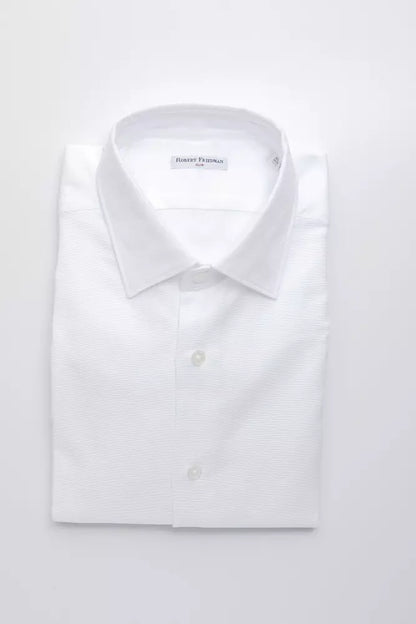 Chemise homme en coton blanc de Robert Friedman