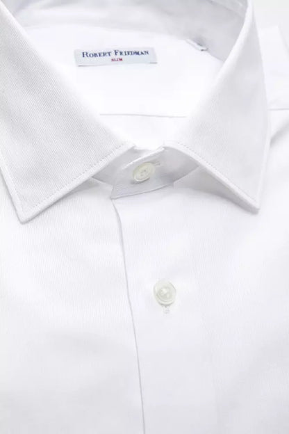 Chemise homme en coton blanc de Robert Friedman