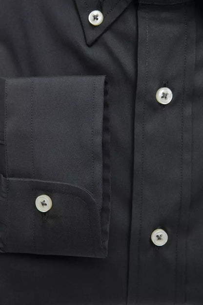 Chemise homme en coton gris Robert Friedman