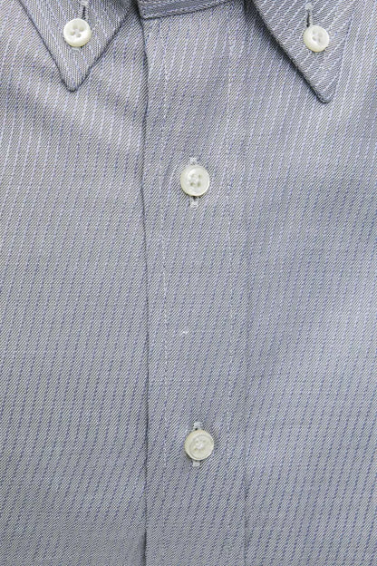 Chemise homme en coton beige Robert Friedman