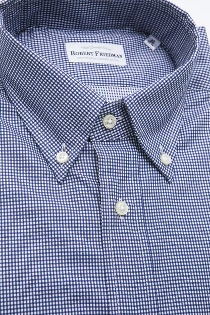Chemise homme en coton bleu de Robert Friedman