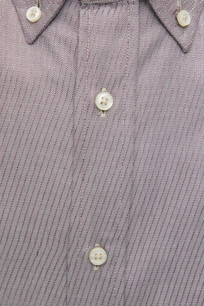 Chemise homme en coton beige Robert Friedman