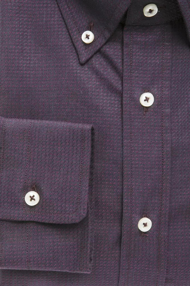 Chemise homme en coton noir Robert Friedman