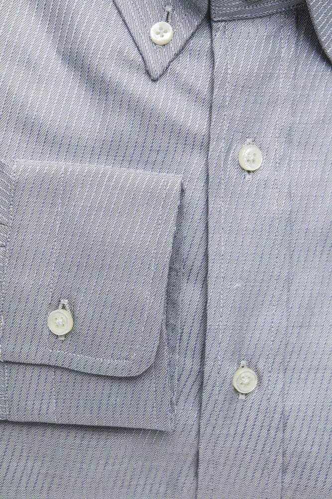 Chemise homme en coton beige Robert Friedman