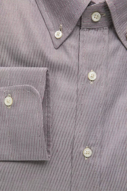 Chemise homme en coton beige Robert Friedman