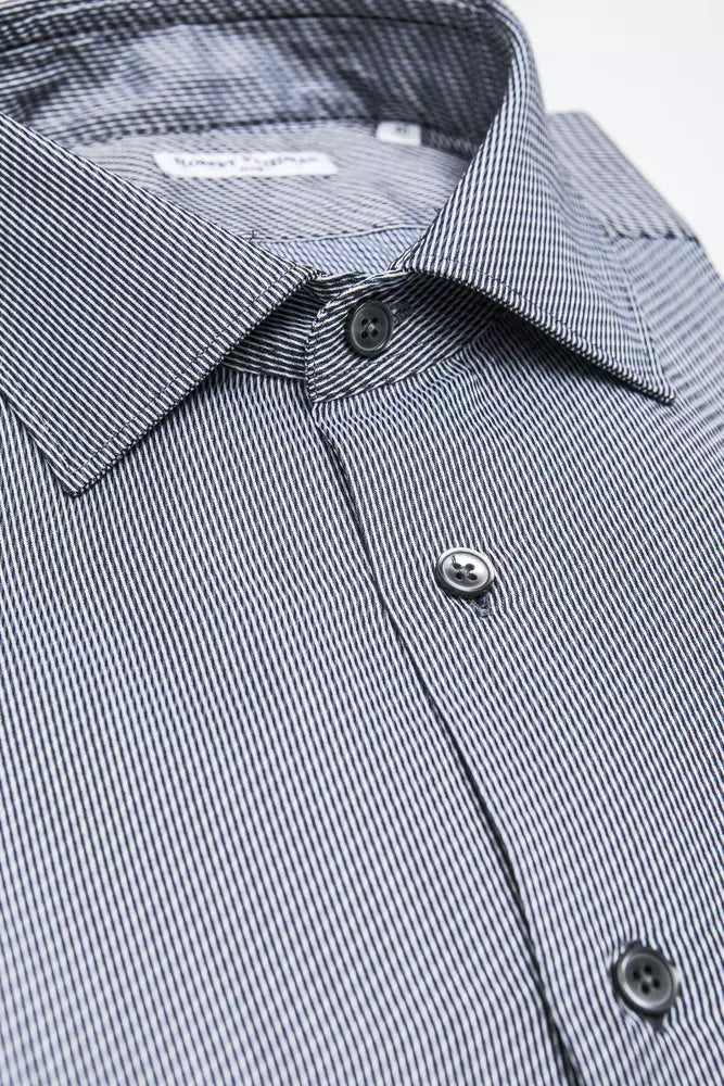 Chemise homme en coton bleu de Robert Friedman