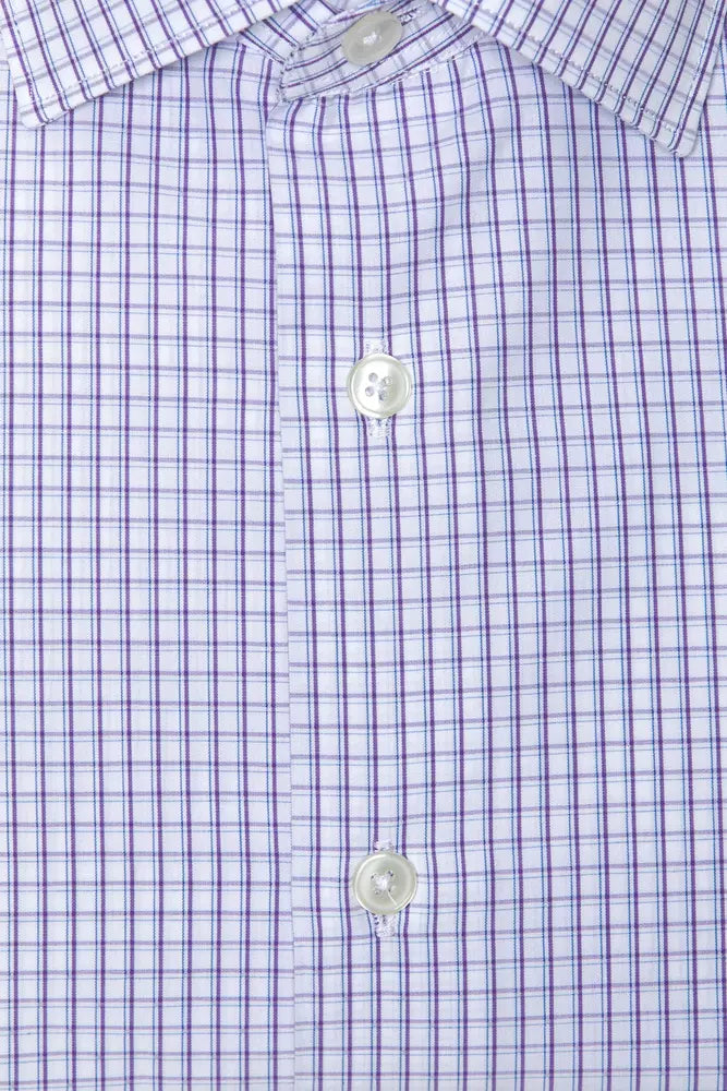 Chemise homme en coton bordeaux de Robert Friedman