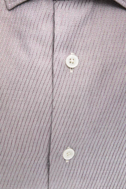 Chemise homme en coton beige Robert Friedman