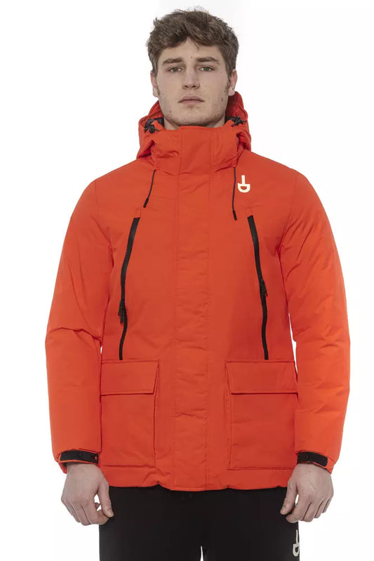 Veste pour homme en polyester rouge Tond