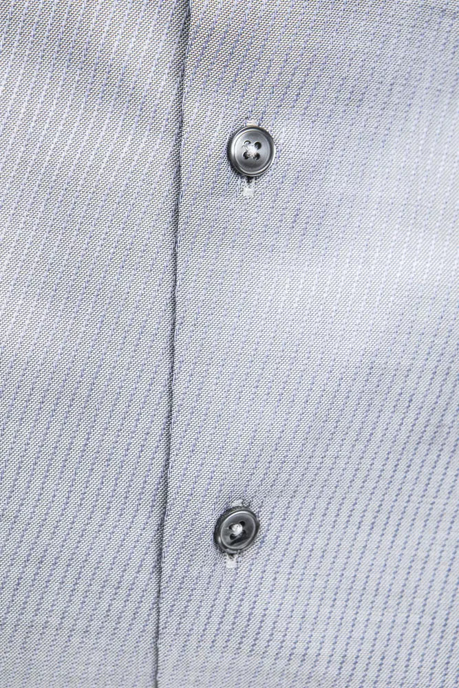 Chemise homme en coton beige Robert Friedman