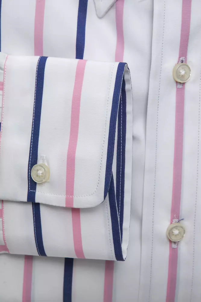 Chemise homme en coton blanc Robert Friedman