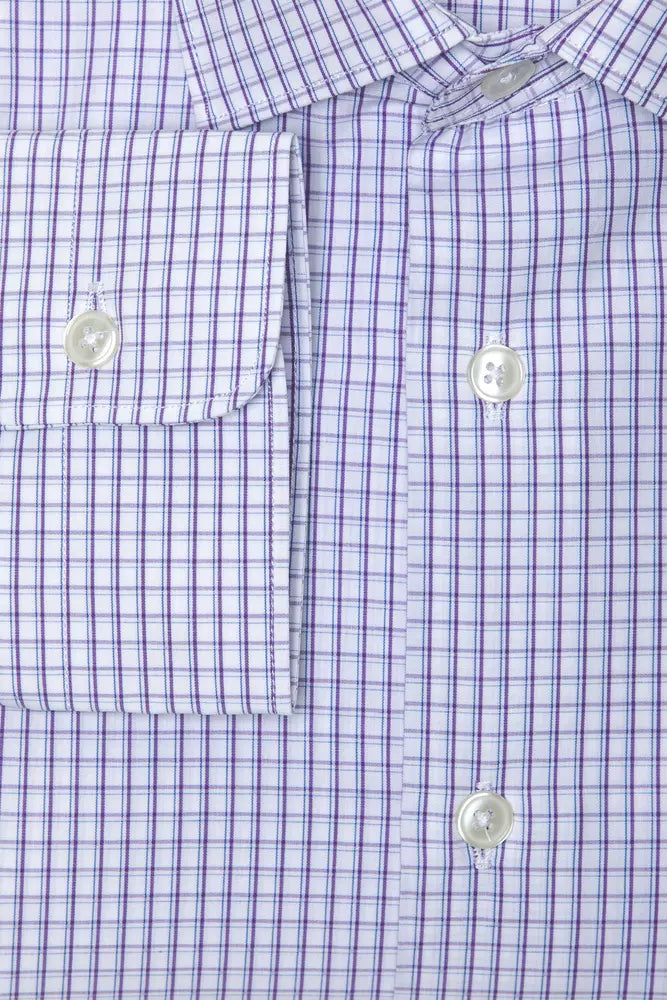Chemise homme en coton bordeaux de Robert Friedman