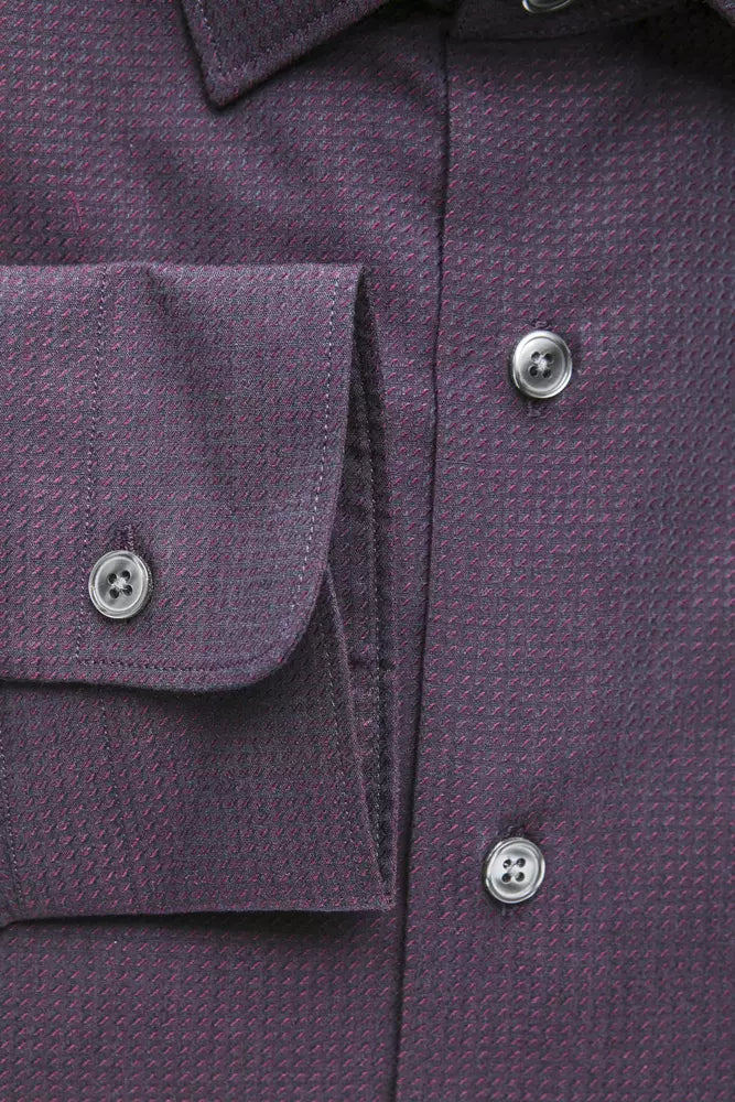 Chemise homme en coton bordeaux de Robert Friedman