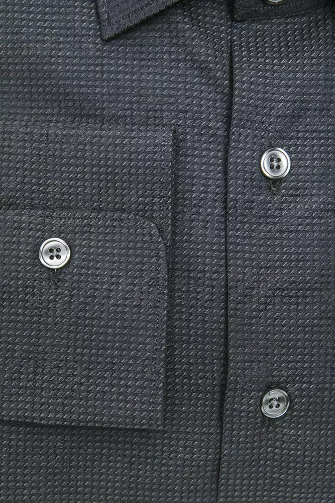 Chemise en coton noir pour homme de Robert Friedman