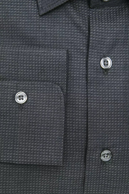 Chemise en coton noir pour homme de Robert Friedman