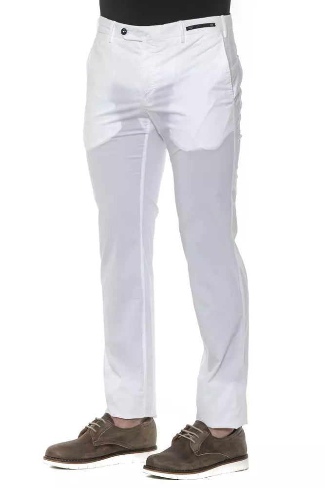 Pantalon homme en coton blanc PT Torino