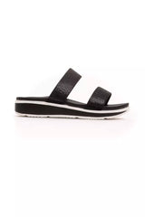Péché Originel Sandales Femme Textiles Noires avec Strass
