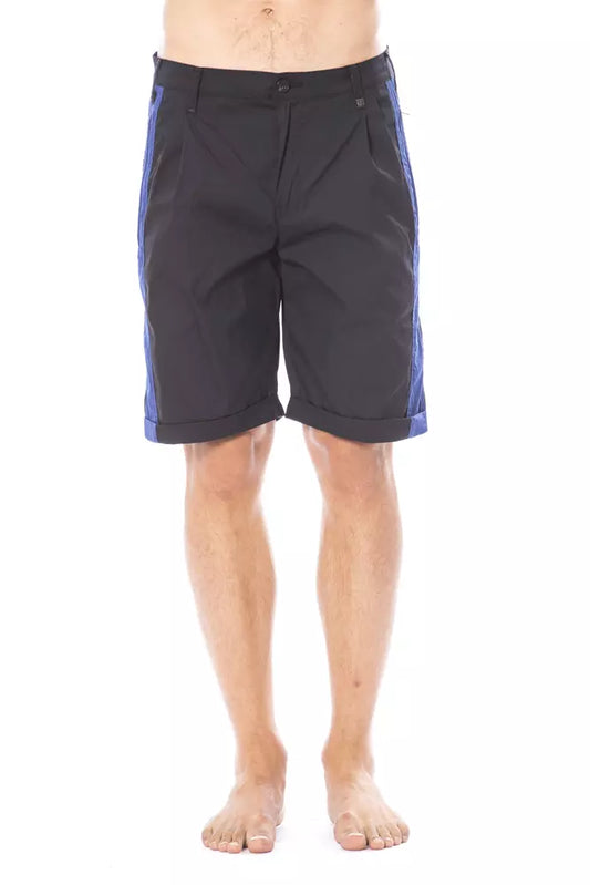 Short en coton noir pour homme Verri