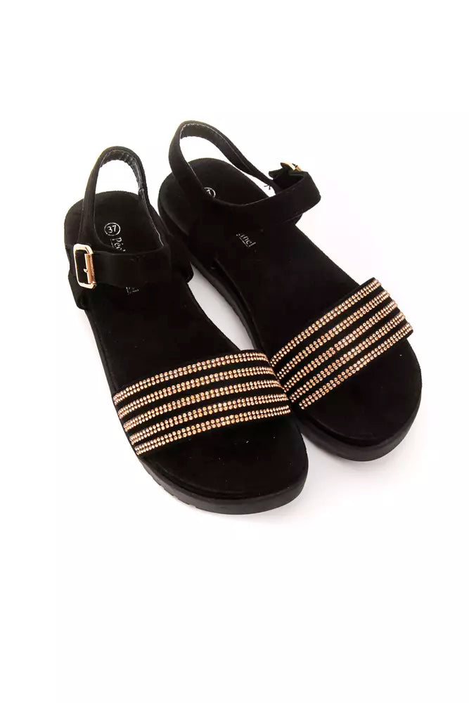 Péché Originel Gold Textile Women Sandal - Luxurious Comfort