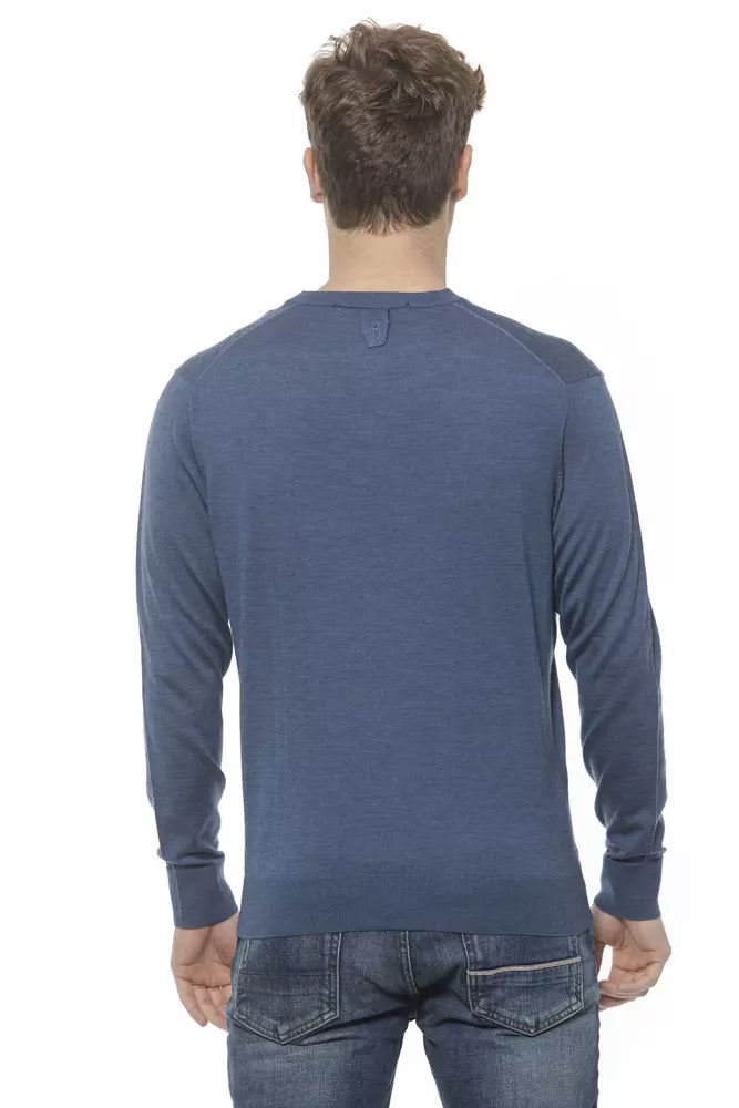 Elegante, Italiaanse, luxueuze cashmere V-hals trui voor heren van Billionaire Italian Couture.