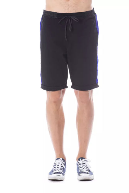 Short en coton noir pour homme Verri