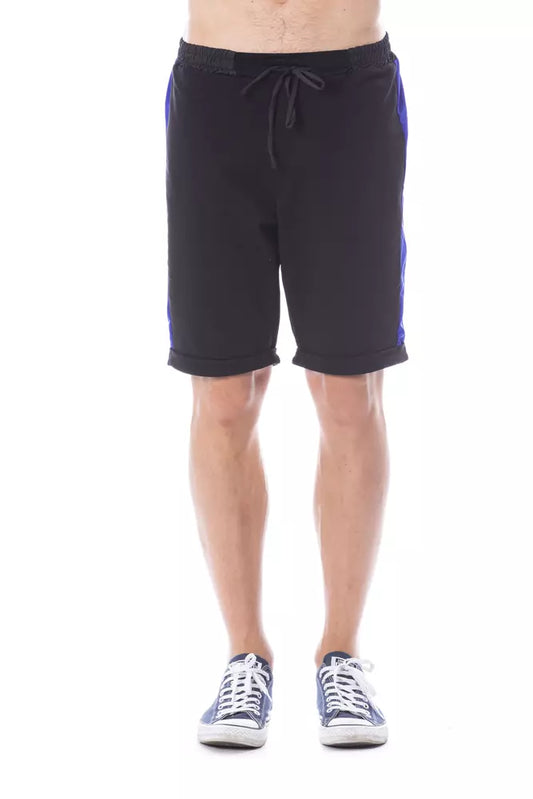 Short en coton noir pour homme Verri