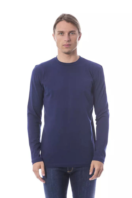 T-shirt homme en coton bleu Verri