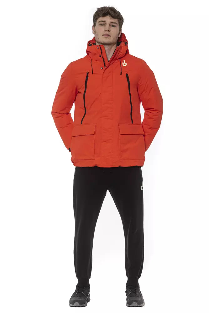 Veste pour homme en polyester rouge Tond