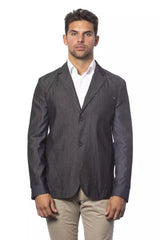 Blazer en coton gris pour homme Verri