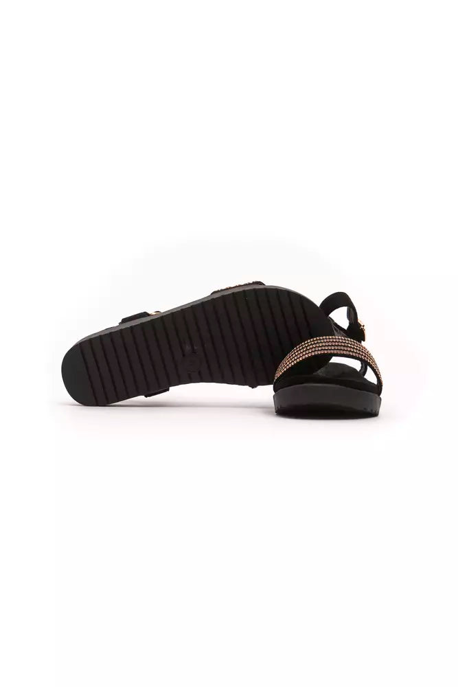 Péché Originel Gold Textile Women Sandal - Luxurious Comfort