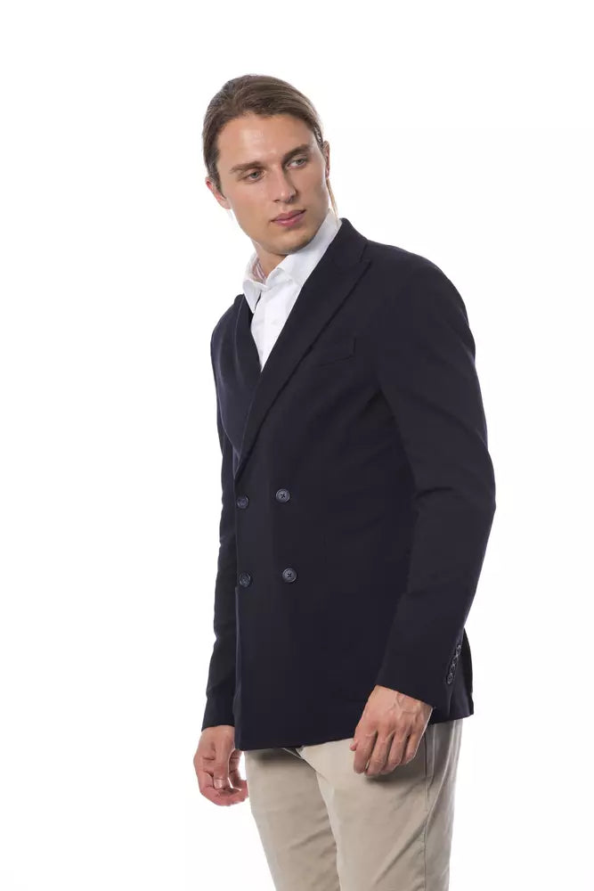 Blazer pour homme en viscose bleu Verri