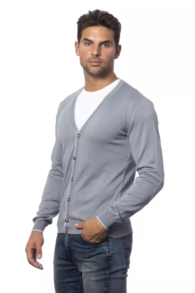 Gilet en coton gris Verri pour homme