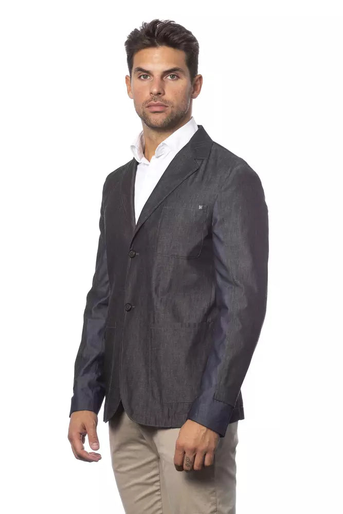 Blazer en coton gris pour homme Verri