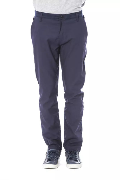 Pantalon homme en polyester bleu Verri
