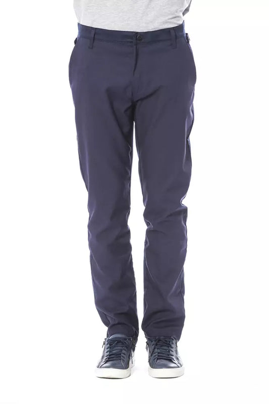 Pantalon homme en polyester bleu Verri