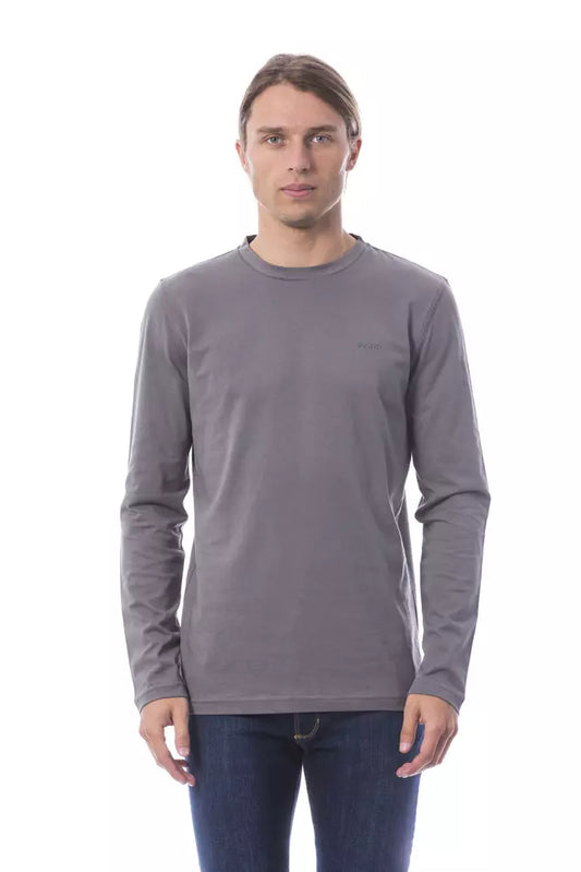 T-shirt homme en coton gris Verri