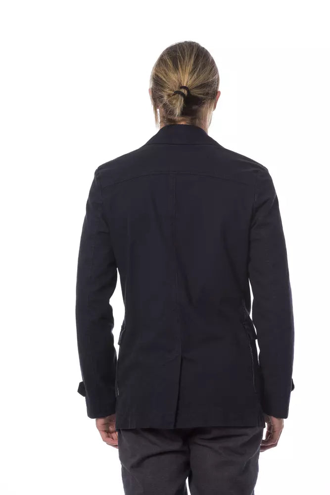Blazer bleu élégant à double boutonnage de Verri