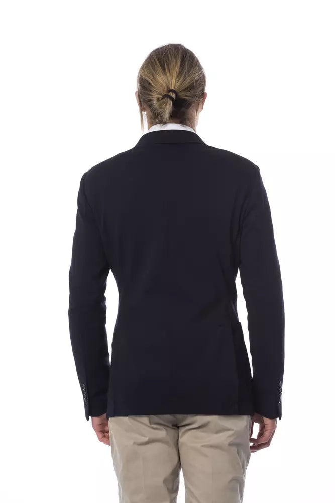 Blazer pour homme en viscose bleu Verri