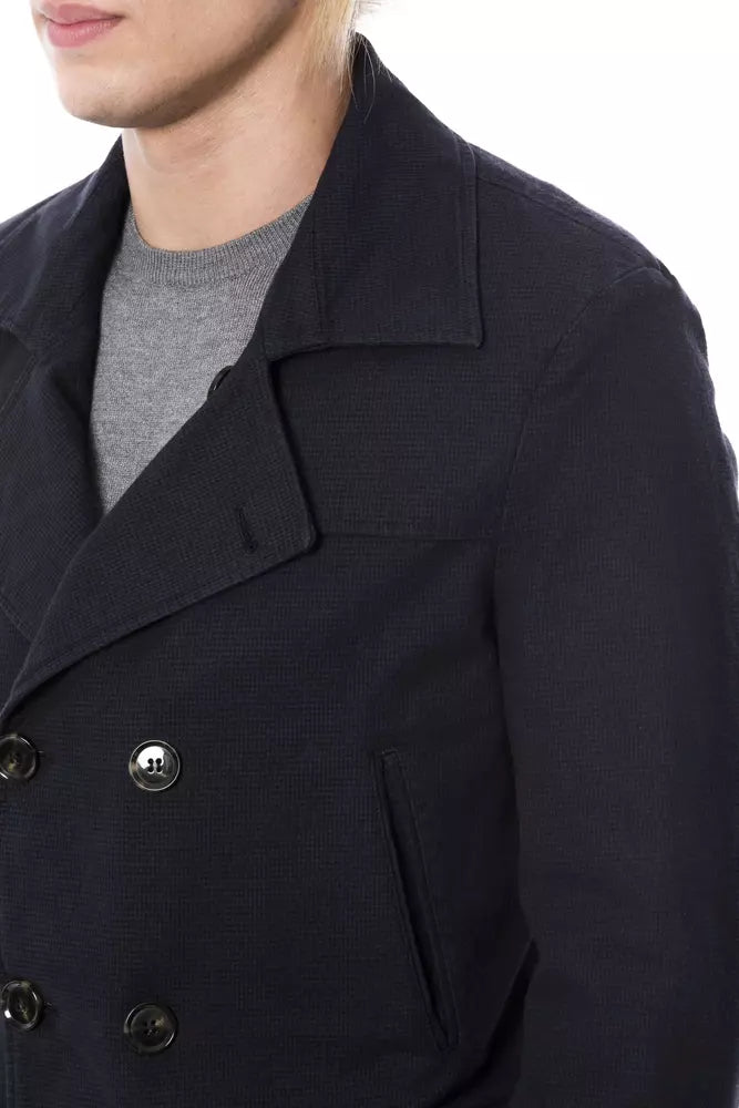 Blazer bleu élégant à double boutonnage de Verri