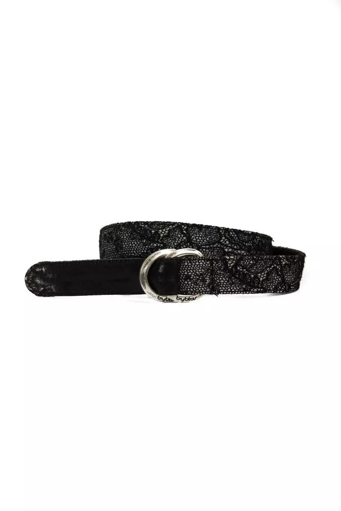 Ceinture en Laine Noire pour Femmes BYBLOS - Accessoire Italien Luxueux