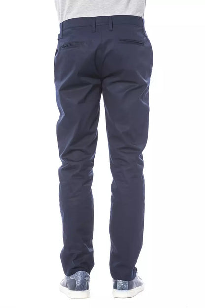 Pantalon homme en polyester bleu Verri