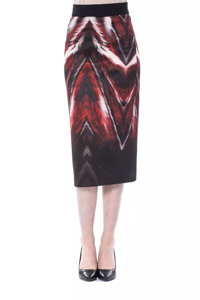 BYBLOS Jupe Crayon Longue Multicolore en Polyester pour Femme